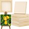 8 Pack Wood Panels 6 x 6 Inch Wooden Panels Canvas Unfinished Craft Wood Boards Panels for Art Crafts Acrylic and Oil Painting Pouring DIY Projects